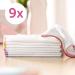 Shop Makian Molton Baby Washcloth Set - 9 Soft 100% Cotton Towels Oeko-Tex Certified 30x30 cm White & Pink Border - Ideal for Babies - Buy Online on GoSupps.com