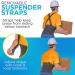 BraceAbility Industrial Work Back Brace with Removable Suspender Straps - Large Size for Heavy Lifting Safety and Lower Back Pain Protection in Construction, Moving, and Warehouse Jobs - Buy Online on GoSupps.com