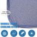 Buy Ailemei Cooling Ceiling for Hot Sleepers Double-Sided Cold Effect Queen Size 228.6x228.6 cm Breathable Summer Comfort Ideal for Night Sweats - Buy Online on GoSupps.com