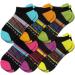 Eallco Women's Ankle Athletic Running Socks with Cushioned Sole - 6 Pairs, Black - Buy Online on GoSupps.com