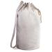 Handy Laundry Canvas Duffel Bag - Drawstring, Leather Closure, Shoulder Strap. 1