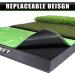 CHAMPKEY TRI-Turf Golf Hitting Mat Come with 3 Impact Surfaces - Nylon Turf Fairway Golf Mat - Traces Swing Path and Improve Swing Accuracy - Buy Online on GoSupps.com