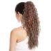 Wig Me Up N461-V-18H350: Voluminous Curly Braid Ponytail - 55 cm Brown-Red Mix Hair Extensions for Stunning Afro Kinks - Buy Online on GoSupps.com