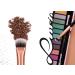 Luvia Eye Make-Up Eyeshadow Brush - Vegan Soft Shader Brush in Black/Rose Gold | International Shipping Available - Buy Online on GoSupps.com