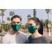 100% Mulberry Silk Face Masks - Reusable & Washable Unisex Masks with Nose Wire | Adjustable Green Silk Face Masks for Men & Women - Buy Online on GoSupps.com