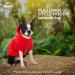 Reebok Red Fleece Dog Hoodie with Leash Hole | Premium Winter Sweater for Small, Medium, and Large Dogs - Buy Online on GoSupps.com