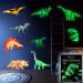 Dinosaur Wall Decals for Kids Room Glow in The Dark Stickers Large Removable Vinyl Decor for Bedroom Classroom - Birthday Christmas Gift for Girls Boys Grandkids Toddlers