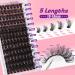 Focipeysa Fluffy Lash Clusters 100D | 10-18mm Individual D Curl Eyelash Extensions | DIY Lash Kit for Beginners | International Shipping Available - Buy Online on GoSupps.com