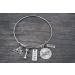 Infinity Collection No Excuses Exercise Bracelet | Weighted Barbell Charm | Perfect Workout Gifts for Fitness Enthusiasts - Buy Online on GoSupps.com