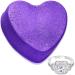 Size 5 Ring Cosmic Love Heart Bath Bomb with Jewelry Inside USA Made Skin Moisturize Fizzie 1 Count (Pack of 1) Purple