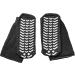 Extra Wide Non-Slip Cast Socks for Swollen Feet - 4 Pairs Black with Grips | Diabetic Edema & Hospital Socks for 30'' Stretch | Bariatric Oversized Socks - Buy Online on GoSupps.com
