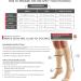 Truform Short Length 30-40 mmHg Compression Stockings for Men & Women - Beige Closed Toe Small (1 Pair) - International Shipping Available - Buy Online on GoSupps.com