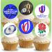24 x Pre-Cut Stand up Rugby World Cup Edible Wafer/Rice Paper Cupcake Cake Dessert Toppers Birthday Decorations - Buy Online on GoSupps.com