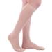 Doc Miller Compression Socks for Women & Men - Knee High 8-15 mmHg Medical Grade Support for Sports Travel & Nursing - Medium Beige - Buy Online on GoSupps.com