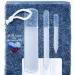 Genuine Czech Glass Nail File Set - Callus Remover Foot Rasp Manicure & Pedicure Professional Nail Care & Art Double Sided Etched Different Grit Surface Cotton Towel Premium EU Quality by Gladzy Travel Set - Pack of...