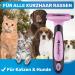 Bluepet Unterwollgl ck Brush for Short-Hair Dogs & Cats | Reduce Loose Hair Remove Undercoat & Care for Top Coat - Ideal for Shedding | Pink - Buy Online on GoSupps.com
