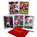 Jerry Rice Football Cards (5) Assorted Bundle - San Francisco 49ers Trading Card Gift Set