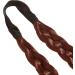 Love Hair Extensions Double Braid Band - Warm Copper Color 34 | Premium Braided Hair Band - 1 Pack - Buy Online on GoSupps.com