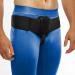 Hernia Belts for Men and Women - Adjustable Right or Left Side Groin Hernia Truss - Pre or Post-Surgical Scrotal Invisible Inguinal Hernia Support for Men - Medical Hernia Guard with 2 Removable Pads Black - S/M