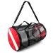OVOVFANY Mesh Dive Bag, Heavy-Duty Oversized Dive Flag Mesh Duffel Bags Travel Dry Totes with Shoulder Straps and Pocket Storage Water Sports & Beach Gears for Diving, Spearfishing, Swimming,Gym