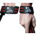 Wrist Wraps and Lifting Straps Bundle - Support for Weightlifting, Cross Training, Powerlifting - 2 Pairs for Men and Women - Black/Red - Buy Online on GoSupps.com