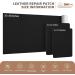 ONine Leather Rectangular Repair Patch Self-Adhesive Couch Patch Multicolor Available Scratch Leather 8X11 Inch Peel and Stick for Sofas  Car Seats Hand Bags Jackets(Black 2.0) - Buy Online on GoSupps.com