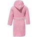 Erwin M ller Children's Pink Bathrobe with Hood | Soft & Durable Hooded Robe 110/116 with Pockets & Embroidery - Ideal for Kids - Buy Online on GoSupps.com