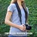 USA Gear TrueSHOT Neoprene Camera Strap with Pockets, Quick Release Buckles - Compatible with Canon, Nikon, Sony - DSLR/Mirrorless - Black - Buy Online on GoSupps.com