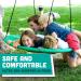 Flying Squirrel Giant Rope Swing | 40 Saucer Tree Swing - Green | Outdoor Play Equipment Additions & Replacements - Buy Online on GoSupps.com