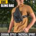 M-Tac Tactical Bag Shoulder Chest Pack - Concealed Carry Handgun Sling Bag (Black) - Buy Online on GoSupps.com