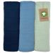Mimadu Bio Gots Spitche Baby Musselin Spuckerkuch Baby Mullt cher Baby 60x30 cm spitting towels baby boy and girls Mulltkl cher Baby spitting towels made of ultra -hooded organic cotton 3 Set (Ocean) Ocean 30x60 cm