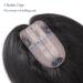 Buy 130% Dense Clip-In Real Hair Topper Extensions for Women - Natural Black 45cm | High-Quality Toupee Hair Parts - Buy Online on GoSupps.com