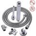 Shower Enema System with 100 Hose, Diverter & Water Control Valve - Portable Enema Nozzle Kit for Men and Women (Polished Chrome) - Buy Online on GoSupps.com