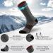 Ortis Men's Merino Wool Moisture-Wicking Crew Socks 4 Pack - Lightweight, Breathable, and Comfy - Buy Online on GoSupps.com