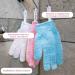 Fine Lines Pink Exfoliating Shower Gloves - Dead Skin Remover & Body Scrub Mitt - Buy Online on GoSupps.com