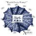 12 Pack Bridesmaids Makeup Bags Set + Bride Bag | Premium XL Natural Cotton Canvas - Bachelorette Party & Bridal Shower Gifts - White & Navy Blue - Buy Online on GoSupps.com