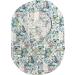 Ostomy Bag Cover - Teal Green Gray Geometric Design | 3.25" Opening | International Shipping Available - Buy Online on GoSupps.com