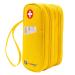 PracMedic Bags Epipen Carry Case- Medicine Bag for Traveling- 2 Tier Insulin Cooler Travel Case to hold Diabetic Supply Inhaler Spacer Epipen Auvi Q Syringe- Diabetic Supply Bag (MAXXIE Yellow)