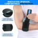 Elbow Brace for Tendonitis & Tennis Elbow - Compression Pad for Pain Relief - Golfers Sleeve for Men & Women (Medium Size - Black) - Buy Online on GoSupps.com