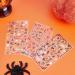 NICENEEDED 5D Halloween Nail Art Stickers 3 Sheets Stereoscopic Embossed Pumpkin Nail Decals Self-Adhesive Stickers with Skull Bat Witch Bloody Lips Design for Nail Art Decorations - Buy Online on GoSupps.com