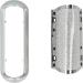 vhbw Combo Pack Shaving Parts for Braun MobileShave M-60g - Foil & Knife Block - Black/Silver | International Shipping Available - Buy Online on GoSupps.com