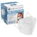 Salon World Safety KN95 Protective Masks, Box of 50 - Filter Efficiency 95%, 5-Layers, Sanitary 5-Ply Non-Woven Fabric, Safe, Easy Breathing Wear 50 White
