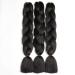 Showjarlly 24 Ombre Jumbo Braid Hair Extensions - Kanecalon Box Braids for Crochet Twist - Natural Black (3 Pack) - Buy Online on GoSupps.com