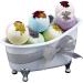 Fathers Day Gift: 10 Oversized Bath Bombs with Shea & Coco Butter, Dry Flower Petals, Multiple Fragrances - Rich Spa Bath Set in Cute Tub - Perfect Birthday Gift for Women and Men - Buy Online on GoSupps.com
