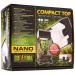 Exo Terra Compact Top terrarium cover nano for 1 lamp with reflector 20 x 9 x 15cm E27 socket black Single Nano