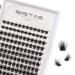 Cluster lashes 120 Clusters D Curl Individual Cluster Lashes Wide Stem 10-16mm Length DIY Eyelash Extension False Lashes Soft Fluffy Cluster Eyelash(10-mix) W10# (10mm-16mm)MIX