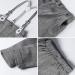 Mint Green Baby Boy 4pcs Gentleman Wedding Suit Set 3-4 Years Dark Grey - Buy Online on GoSupps.com