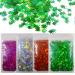 Lifextol 4Pack 40g Weed Leaf Chunky Glitter Flakes Holographic Pot Leaves Confetti Sequins for Epoxy Resin Crafts Arts Festival Makeup Body Painting Acrylic Nail Designs (Weed Leaf)