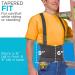 BraceAbility Industrial Work Back Brace with Removable Suspender Straps - Large Size for Heavy Lifting Safety and Lower Back Pain Protection in Construction, Moving, and Warehouse Jobs - Buy Online on GoSupps.com