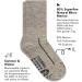 Wonderstocks Made in Italy Merino Hiking Socks - Seamless Rubber-Free Mulesing-Free Thermo Socks for Men & Women - Padded Ideal for Trekking & Outdoor Adventures - Buy Online on GoSupps.com